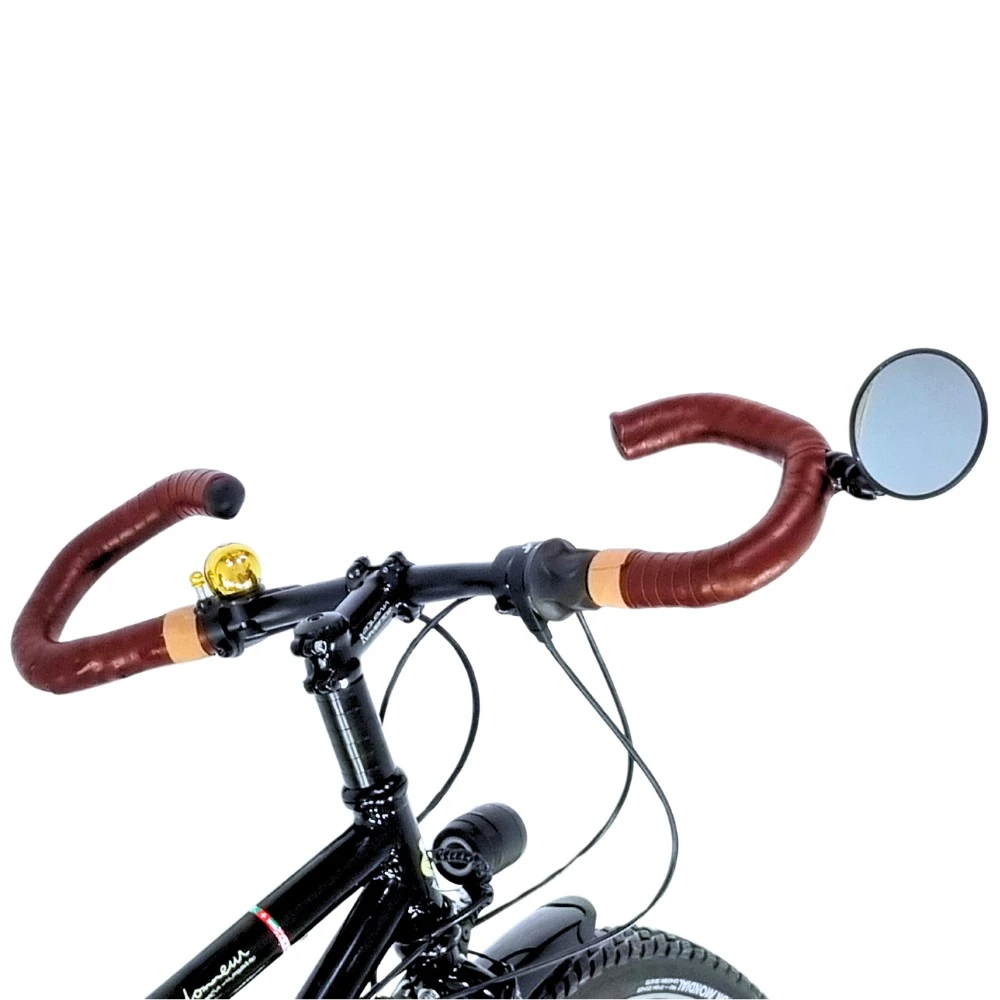 trekking bars behind - leather tape